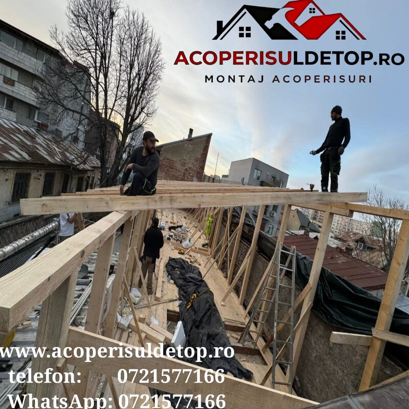 Reparatii acoperisuri si constructii acoperisuri